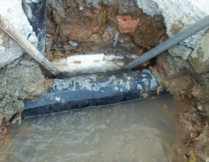 曲松测漏水之水管漏水